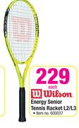 Wilson Energy Senior Tennis Racket L2/L3-Each