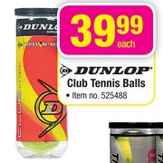 Dunlop Club Tennis Balls-Each
