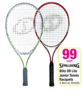 Spalding Blitz Or Lite Junior Tennis Racquets-Each