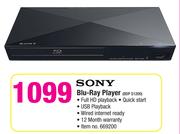 Sony Blu-Ray Player BDP S1200
