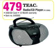 Teac Radio/CD Player PC-D990