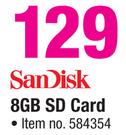 Sandisk 8GB SD Card 