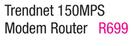 Trendnet Modem Router 150MPS