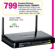 Trendnet Wireless Modem Router 300MBPS