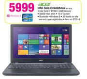 Acer Intel Core i3 Notebook E5 571