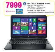 HP Intel Core i5 Notebook 15 R005SI