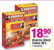 Knorrox Stock Cubes Assorted-36's Each