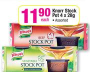 Knorr Stock Pot Assorted-4x28g Each