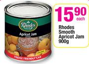 Rhodes Smooth Apricot Jam-900g Each