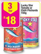 Lucky Star Tomato Or Chilli Pilchards-3x155g