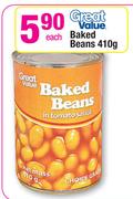 Great Value Baked Beans-410g