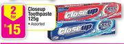 Closeup Toothpaste Assorted-2 x 125g