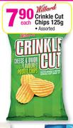 Willard Crinkle Cut Chips Assorted-125g 