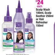 Dark And Lovely Scalp Wash-100ml, Scalp Soother-250ml Or Hair Refresher-150ml Each