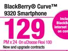 Blackberry Curve 9320 Smartphone-On uChoose Flexi 100