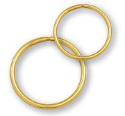 9ct Gold 12mm Sleepers-Per Pair