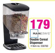 Mainstays Double Cereal Dispenser-Each