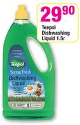 Teepol Dishwashing Liquid-1.5Ltr Each