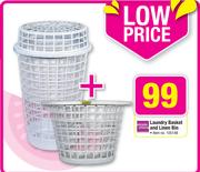 Simple Choice Laundry Basket And Linen Bin-Each