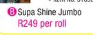 Simple Choice Supa Shine Jumbo-Per Roll