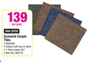 Van Dyck Econorib Carpet Tiles-Per Pack