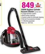 Bissell 1500W Bagless Cylinder Vacuum Cleaner EASYVAC RED B