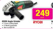 Ryobi 650W Angle Grinder-Each 
