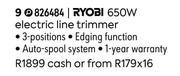 Ryobi 650W Electric Line Trimmer 826484