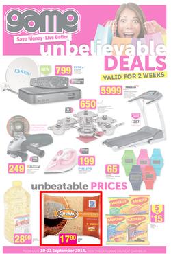 Game : Unbelievable Deals (10 Sep - 21 Sep 2014), page 1