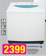 Kelvinator 14kg Twin Tub Washing Machine
