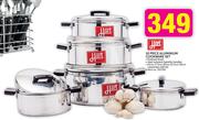 Hart 10 Piece Aluminium Cookware Set
