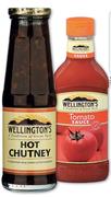Wellington's Chutney Assorted-470g Plus Wellington's Tomato Sauce-700ml
