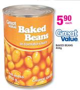 Great Value Baked Beans-410g