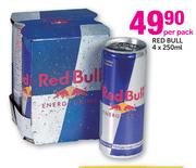 Red Bull 4x250ml-Per pack
