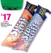 Sta-Soft Refill Assorted-500ml Each