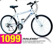 Raleigh 24" Or 26" Rock 5 Mens Or Ladies Bikes