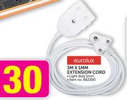 Eurolux 3m x1mm Extension Cord