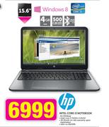 HP 15.6" Intel Core i3 Notebook 15 D018SIA