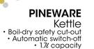 Pineware 1.7Ltr Kettle