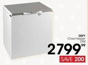 Defy 210Ltr Chest Freezer