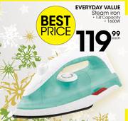 Everyday Value 1.7Ltr 1600W Steam Iron