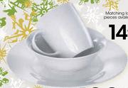 Home Expressions 12 Piece White Porcelain Dinner Set