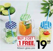 Mason Glass Jars-Each