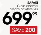 Safari Gloss Enamel Cream Or White-20Ltr