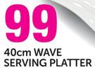 40cm Wave Serving Platter