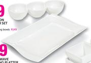3 Section Platter Set