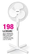 Logik 40cm Pedestal Fan LDS01 40BS