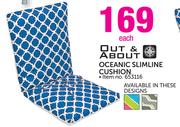 Out & About Oceanic Slimline Cushion-Each