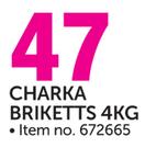 Charka Briketts 4KG