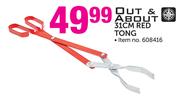 Out & About 31cm Red Tong